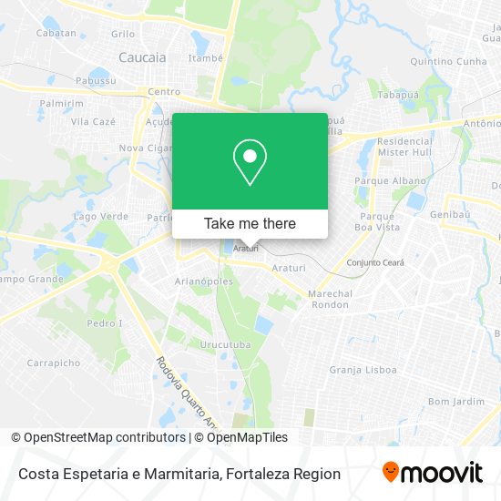 Costa Espetaria e Marmitaria map