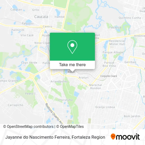 Jayanne do Nascimento Ferreira map