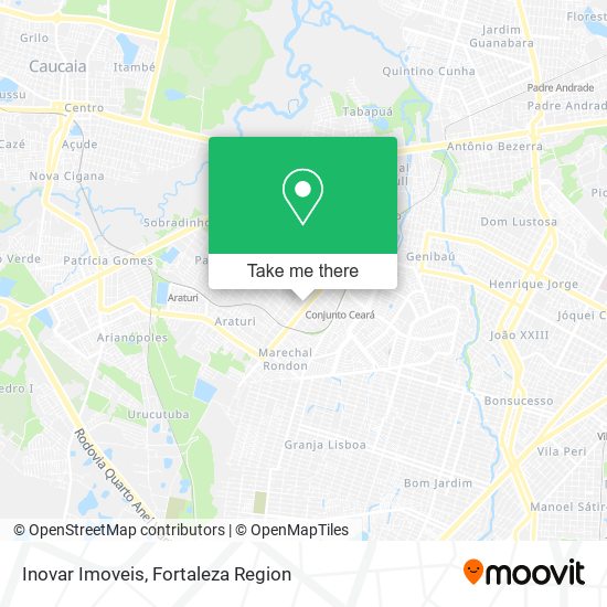 Mapa Inovar Imoveis