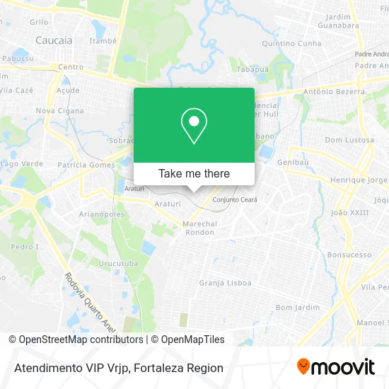 Atendimento VIP Vrjp map