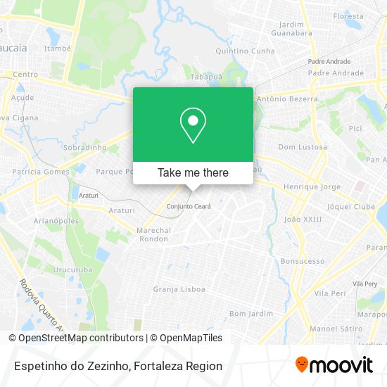 Espetinho do Zezinho map