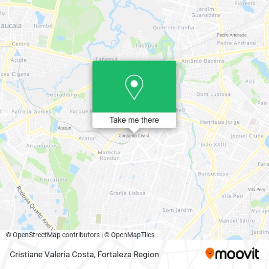 Cristiane Valeria Costa map