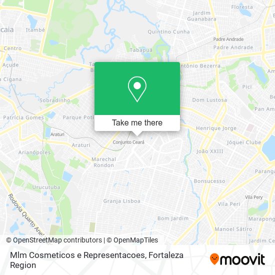 Mlm Cosmeticos e Representacoes map