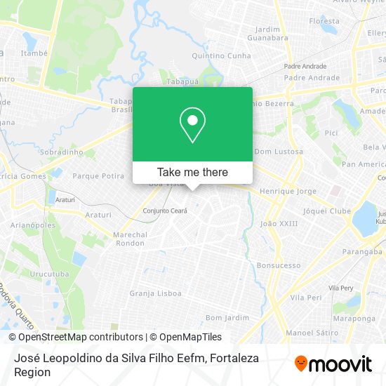 José Leopoldino da Silva Filho Eefm map