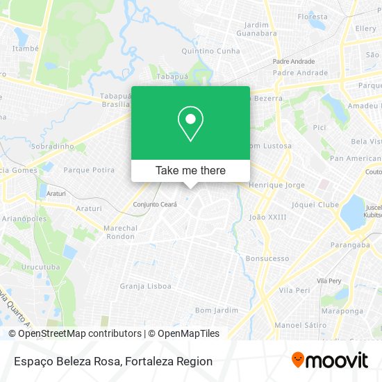 Espaço Beleza Rosa map