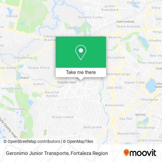 Mapa Geronimo Junior Transporte