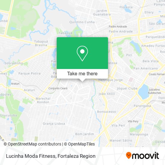 Lucinha Moda Fitness map