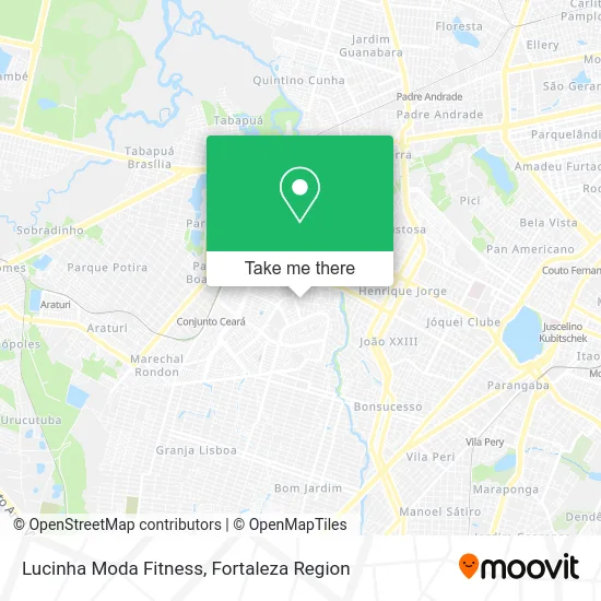 Lucinha Moda Fitness map