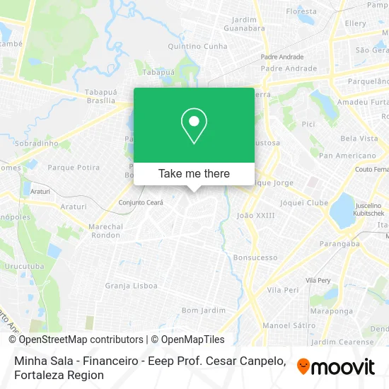 Minha Sala - Financeiro - Eeep Prof. Cesar Canpelo map