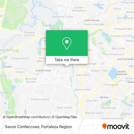 Savoir Confeccoes map