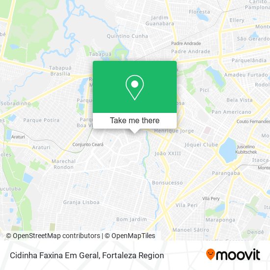 Cidinha Faxina Em Geral map