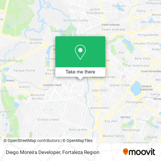 Diego Moreira Developer map