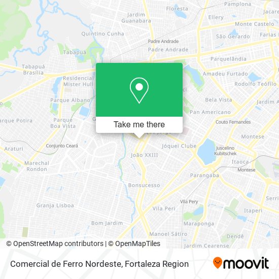 Comercial de Ferro Nordeste map