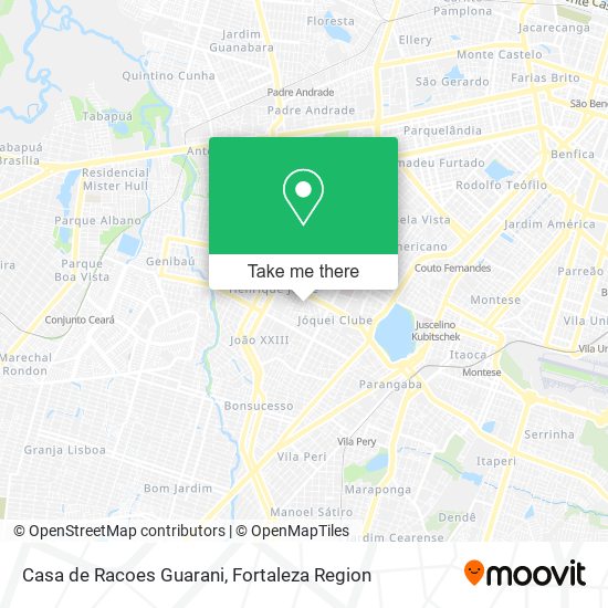 Casa de Racoes Guarani map