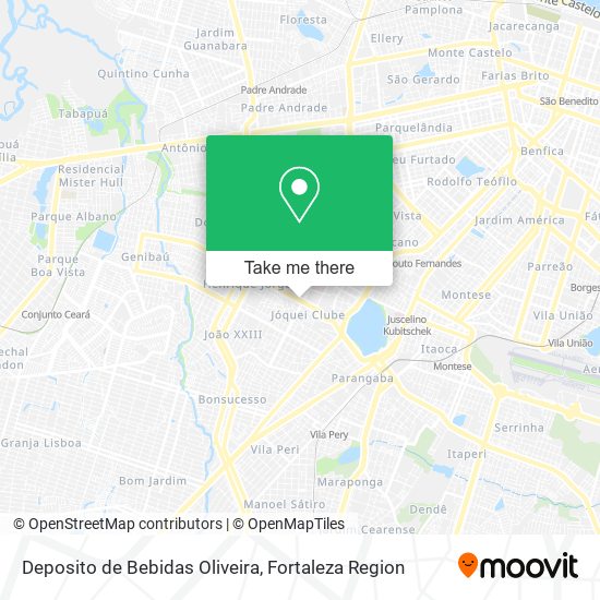 Deposito de Bebidas Oliveira map