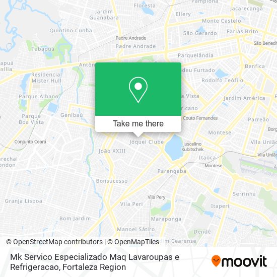 Mk Servico Especializado Maq Lavaroupas e Refrigeracao map