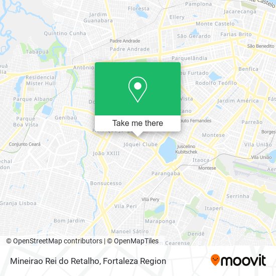 Mineirao Rei do Retalho map