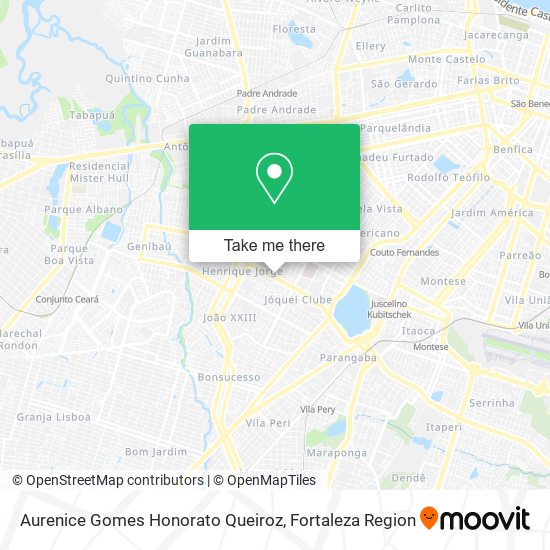 Aurenice Gomes Honorato Queiroz map