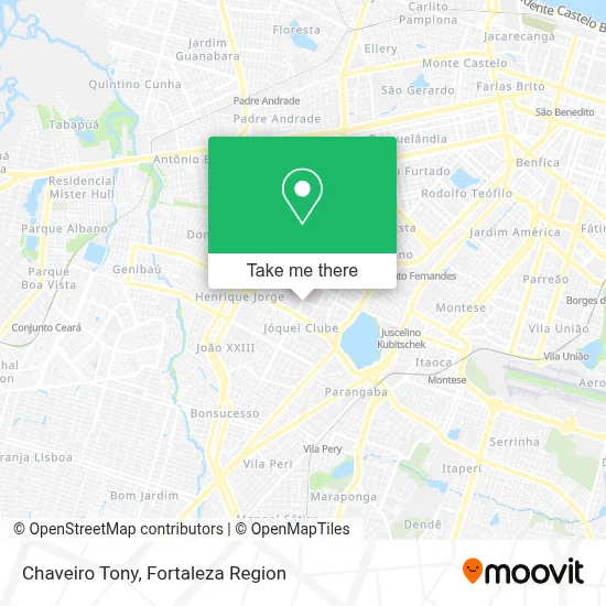 Chaveiro Tony map
