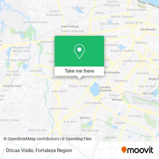 Óticas Visão map