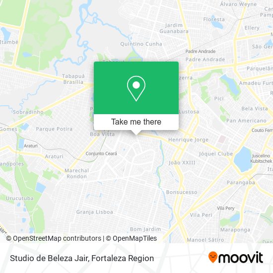 Studio de Beleza Jair map