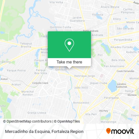 Mercadinho da Esquina map