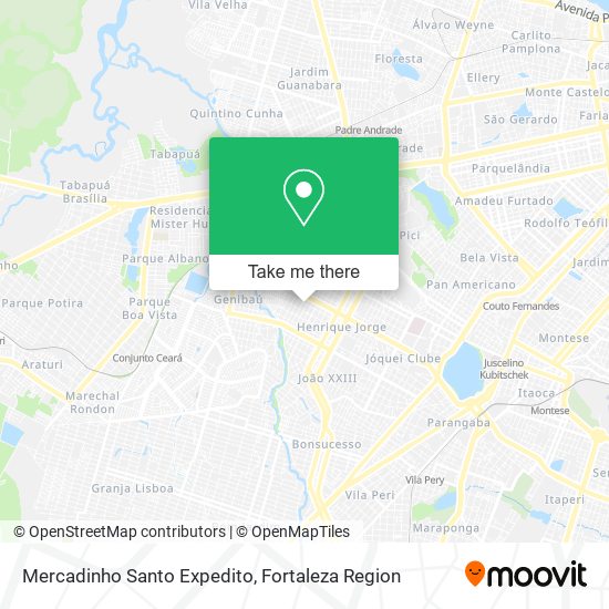 Mercadinho Santo Expedito map