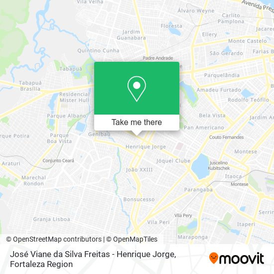 José Viane da Silva Freitas - Henrique Jorge map