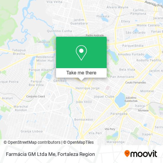 Farmácia GM Ltda Me map