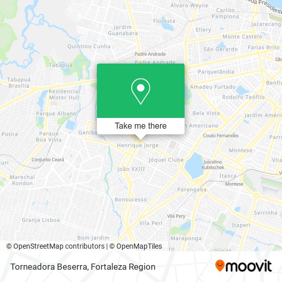 Torneadora Beserra map