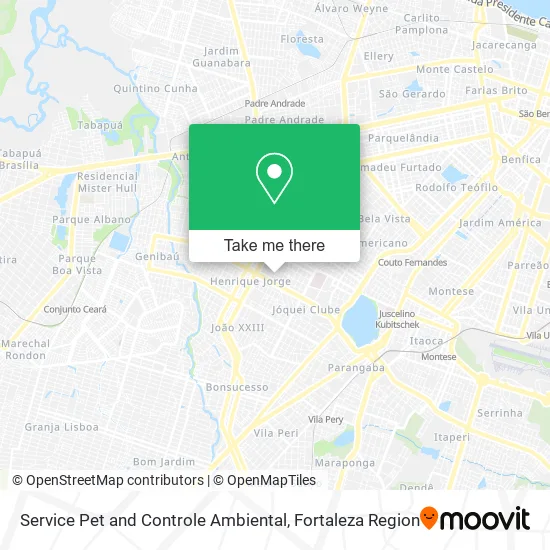 Service Pet and Controle Ambiental map