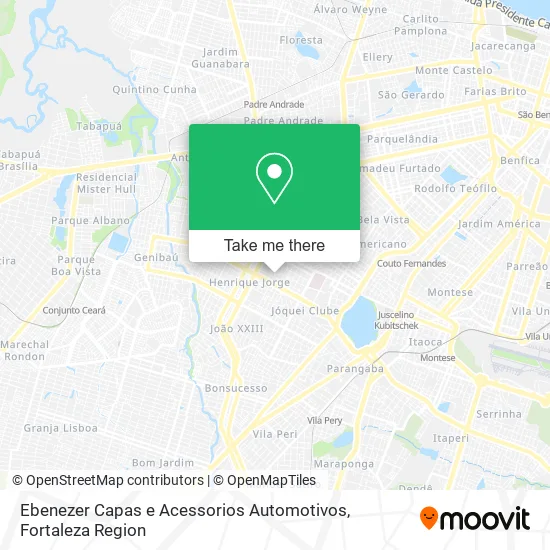 Ebenezer Capas e Acessorios Automotivos map