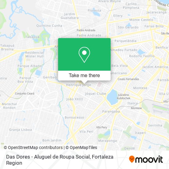 Das Dores - Aluguel de Roupa Social map