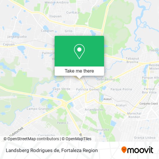 Landsberg Rodrigues de map