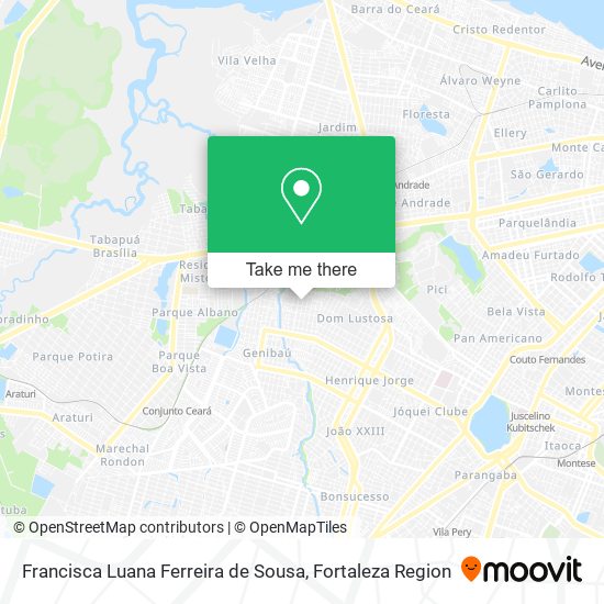 Mapa Francisca Luana Ferreira de Sousa