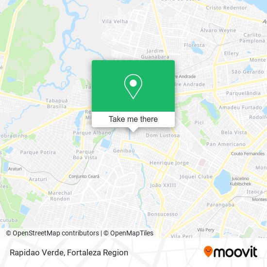 Rapidao Verde map