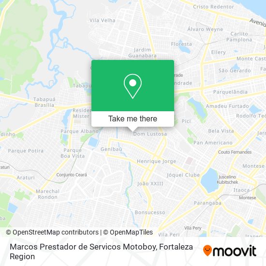 Mapa Marcos Prestador de Servicos Motoboy