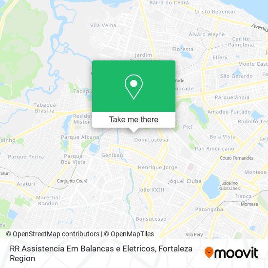 RR Assistencia Em Balancas e Eletricos map