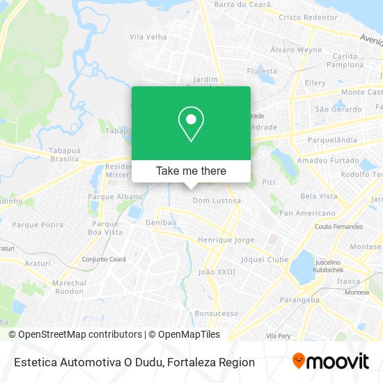 Estetica Automotiva O Dudu map