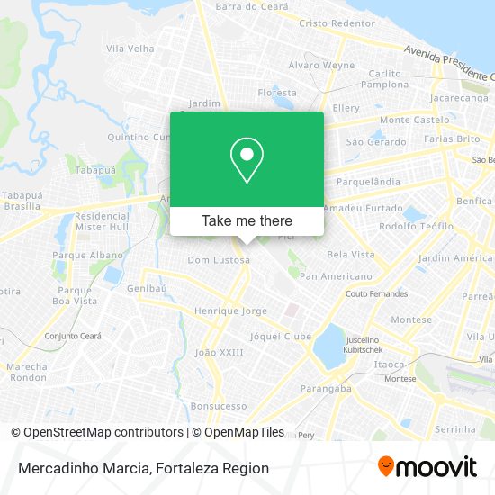 Mercadinho Marcia map