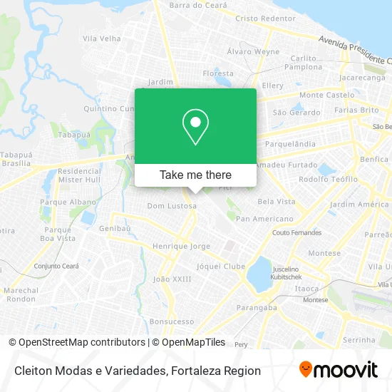 Cleiton Modas e Variedades map
