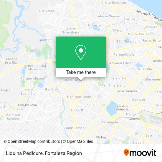 Liduina Pedicure map