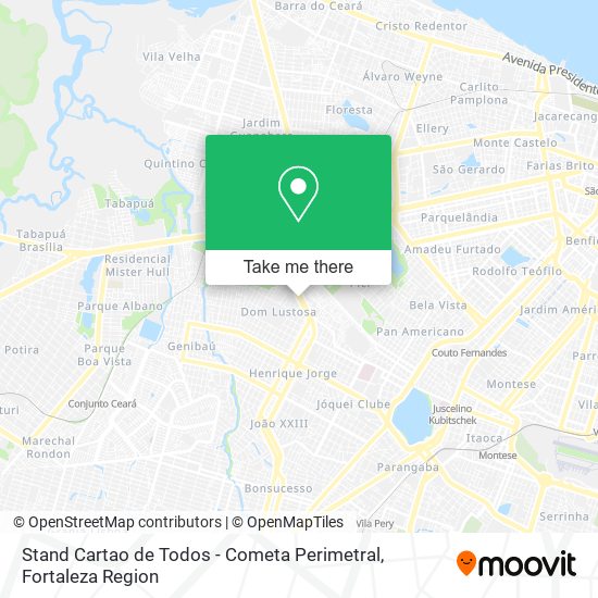 Stand Cartao de Todos - Cometa Perimetral map