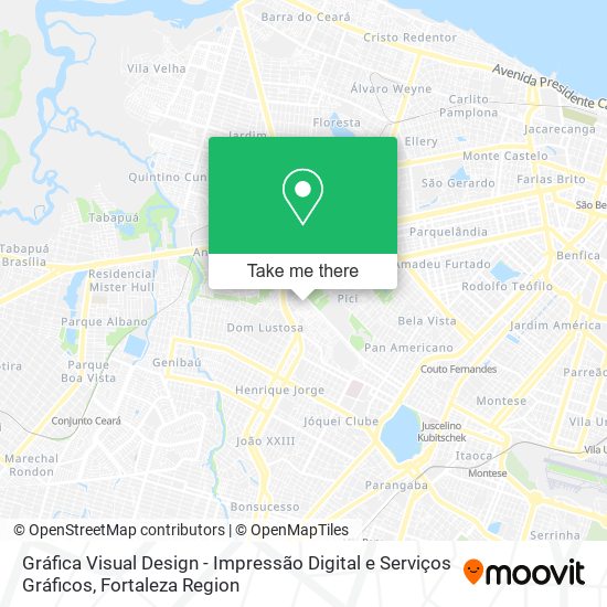 Gráfica Visual Design - Impressão Digital e Serviços Gráficos map