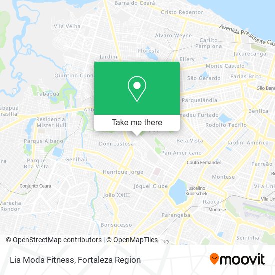 Mapa Lia Moda Fitness