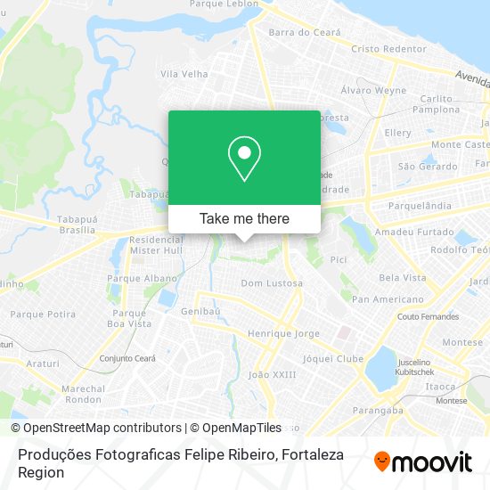 Produções Fotograficas Felipe Ribeiro map