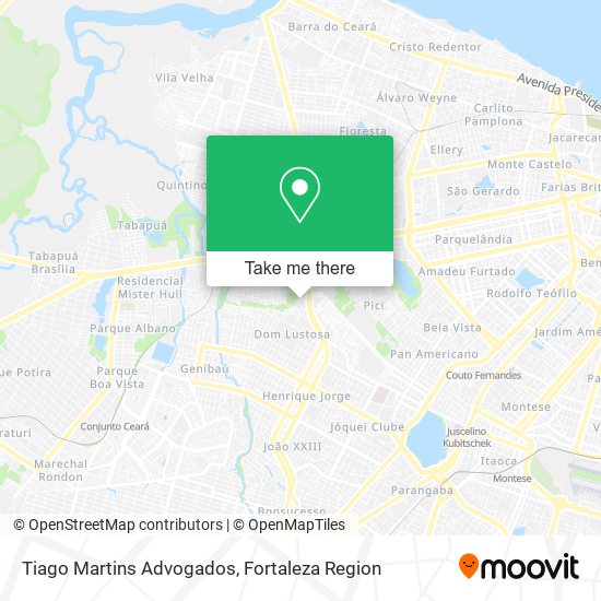 Mapa Tiago Martins Advogados