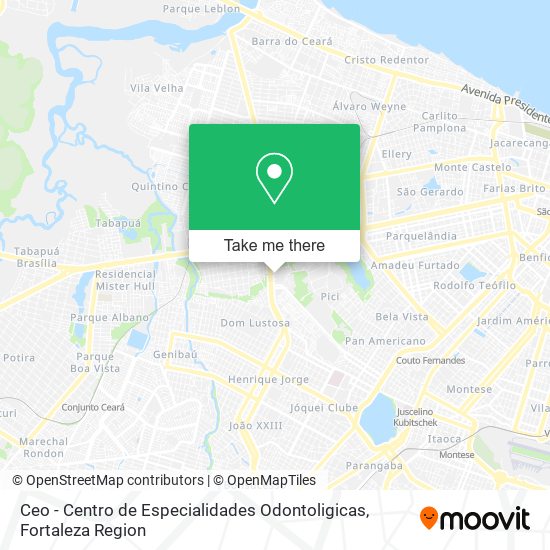 Mapa Ceo - Centro de Especialidades Odontoligicas