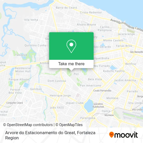 Arvore do Estacionamento do Great map