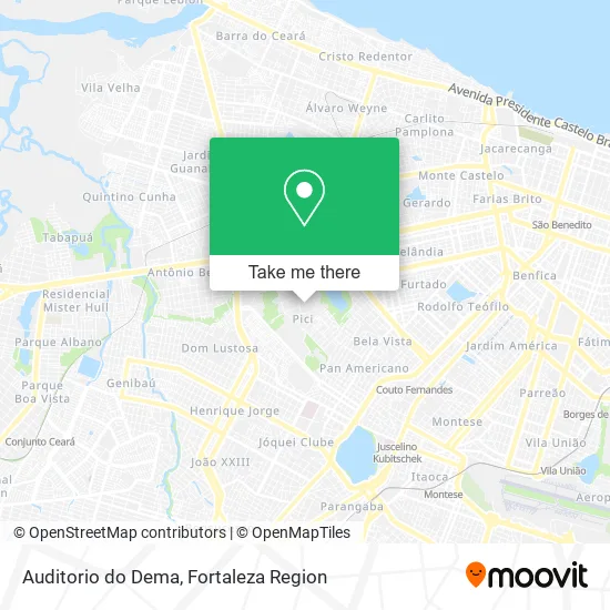 Auditorio do Dema map